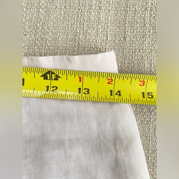 MaxMara Skirt Women’s 6 100% Linen Skirt Cream - Picture 7 of 8